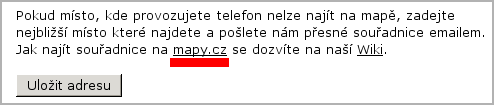 Klikněte na odkaz mapy.cz.