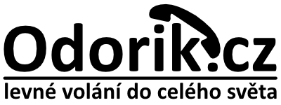 Odorik.cz - logo slogan black 400x150